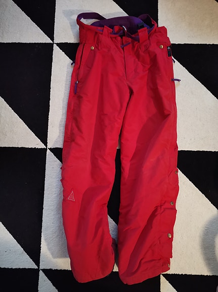SOS lasketteluhousut koko 36 / L / XL punainen