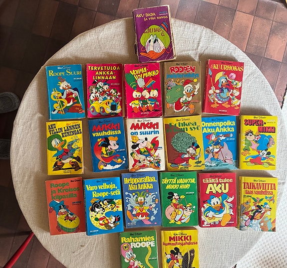 Aku Ankka taskukirjat ensimmäinen painos