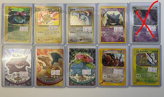 Pokemon Vintage kortit