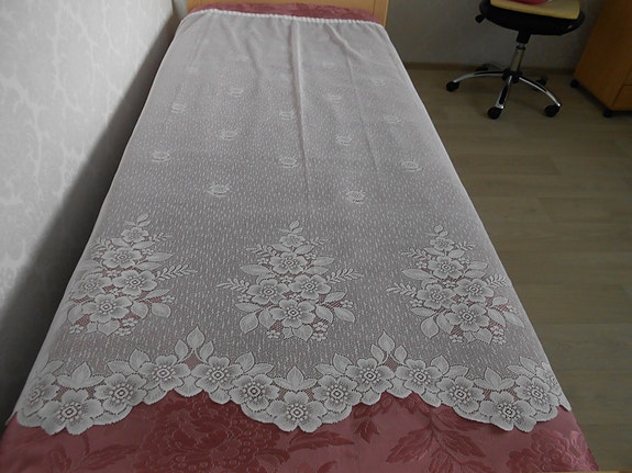 Pitsiverhot valkoiset   2kpl