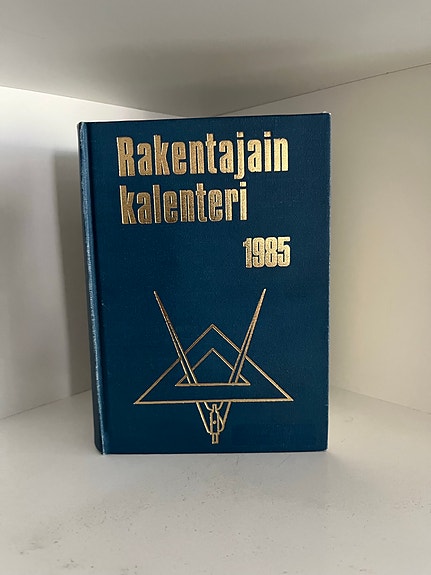 Rakentajain kalenteri 1985 - hyväkuntoinen