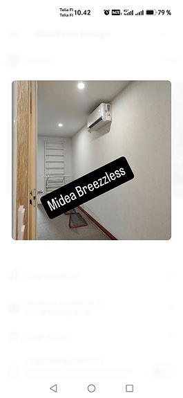 Ilmalämpöpumppu Midea Breezeless E12