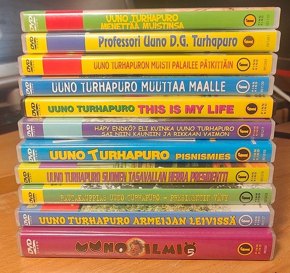 Uuno Turhapuro elokuvia dvd