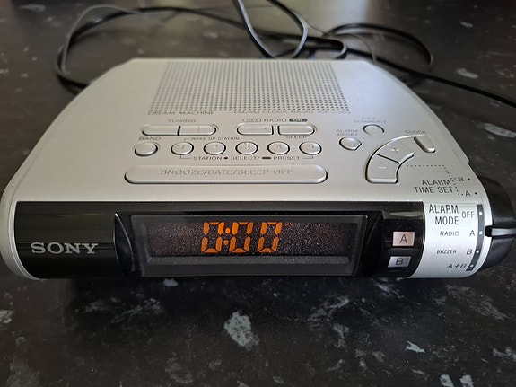 Sony ICF-C253 Dream Machine kelloradio