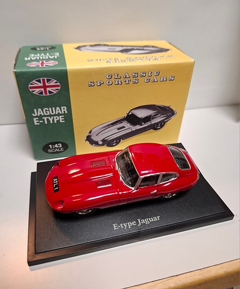 Atlas Editions Jaguar E-Type 1:43 pienoismalli