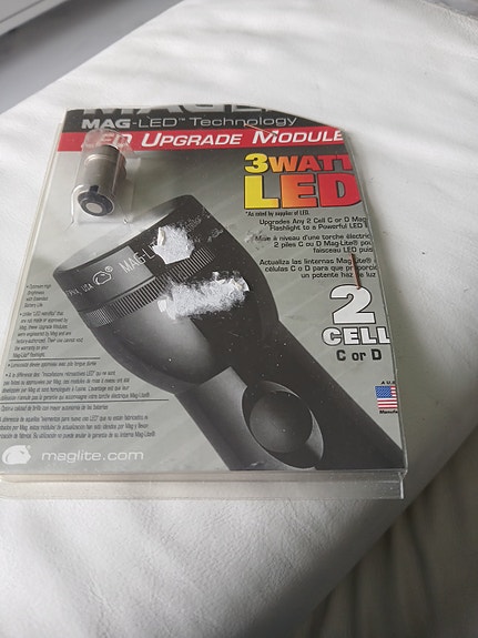 Maglite Mag-LED 3W LED-upgrade-moduuli 2x C/D-paristolle