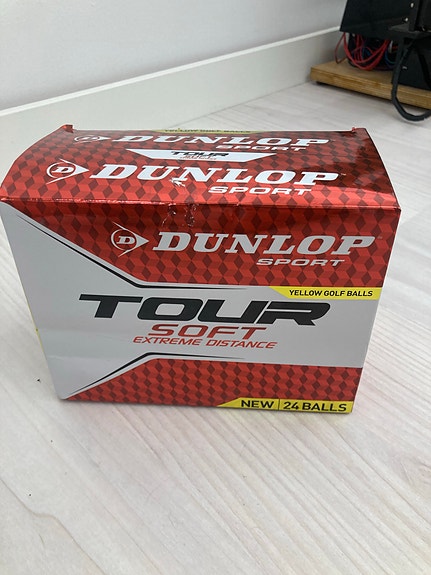 Dunlop Tour Soft golfpallot keltainen 19kpl