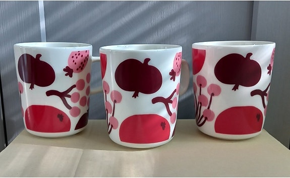 Käyttämättömät Marimekko tori mukit 3 kpl.