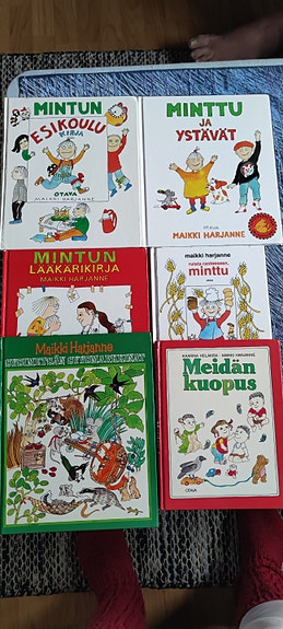 6 kpl Maikki Harjanne ladtenkirjoja