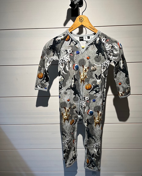 Molo lasten haalari koko 92 harmaa unisex