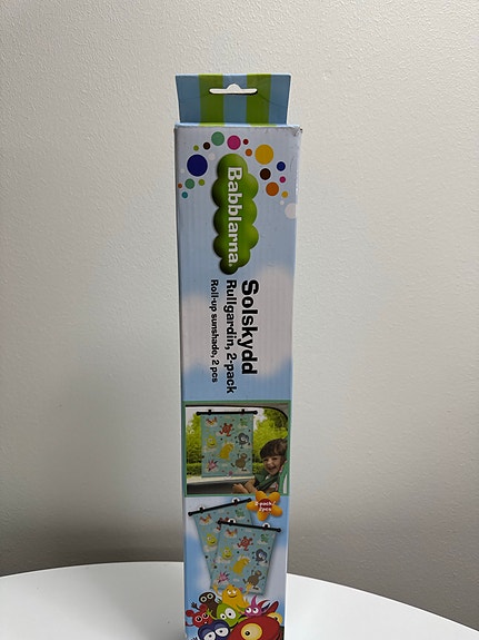 Babblarna rullaverho aurinkosuoja autoon 2-pack