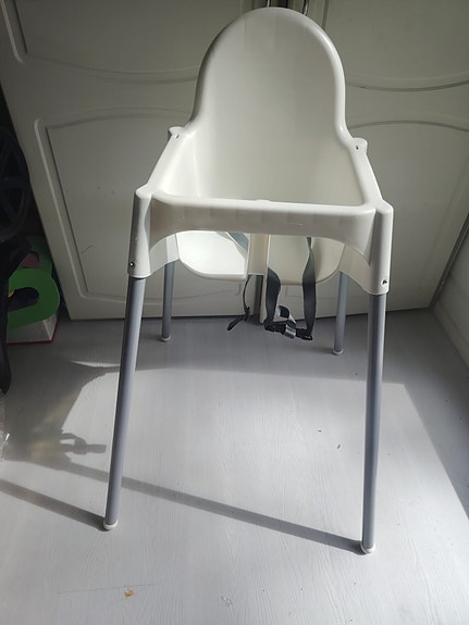 IKEA ANTILOP syöttötuoli valkoinen