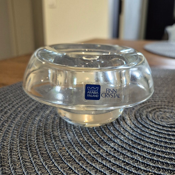 Arabia Finn Crystal Apollo -tuikkulyhty