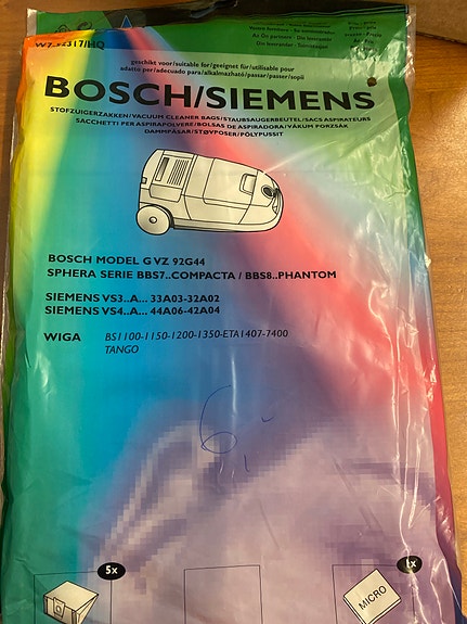 Bosch/ Siemens pölypussit