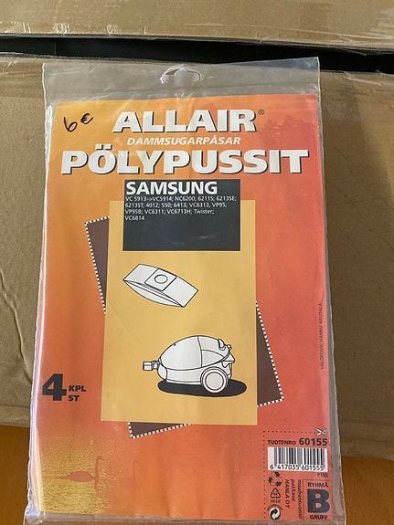 Samsung imuriin pölypussit