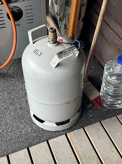 Kaasupullo 11 kg teräs