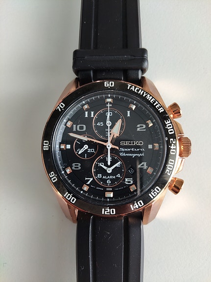Seiko Sportura kerran käytetty kello