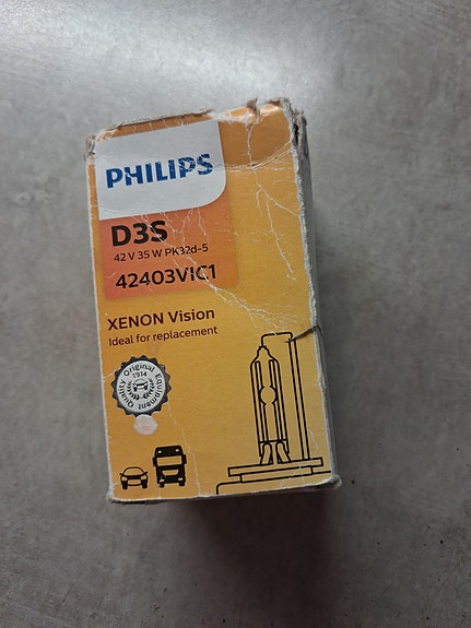 Philips Xenon Vision D3S -ajovalopolttimo