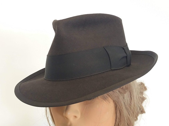 miesten vintage hattu "Wickham"