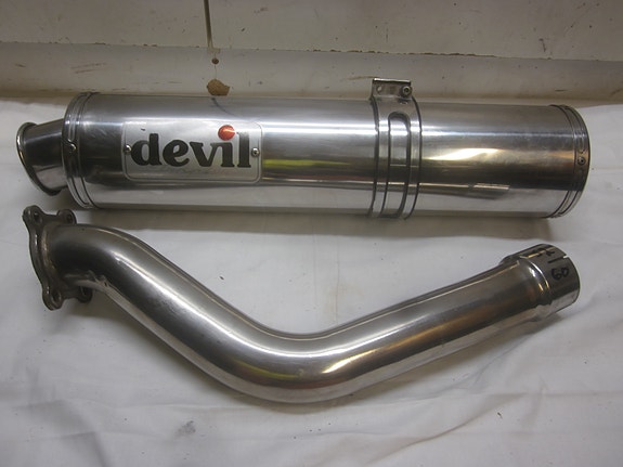 yamaha R6 devil "high up" tehoputki