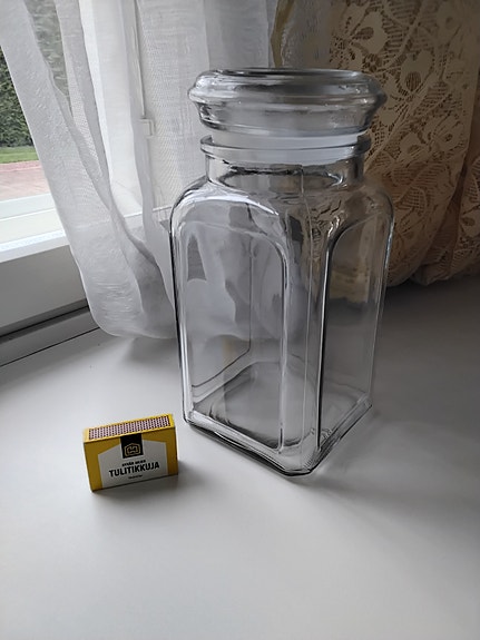 Riihimäen lasin iso KANTTI -purkki