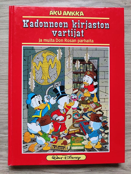 Don Rosa Aku Ankka Kadonneen kirjaston vartijat kovakantinen kirja