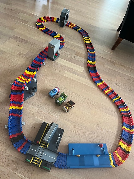 Flexi Trax autorata, 3 autoa, lisäosia