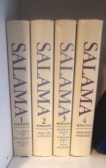 Hannu Salama: Romaanit 1–4 (Koko sarja).