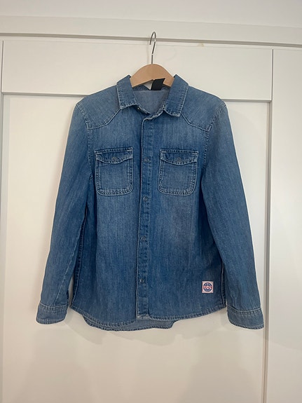 H&M farkkupaita koko 128 sininen