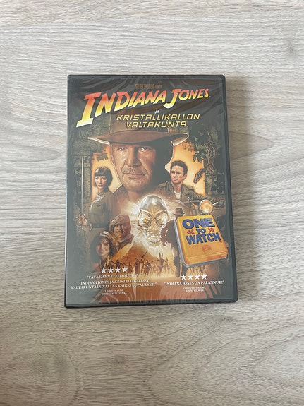 Indiana Jones ja kristallikallon valtakunta DVD-elokuva