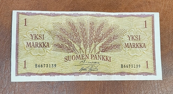 1 markka v. 1963, B-sarjaa
