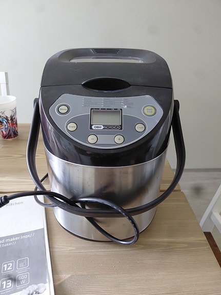 OBH Nordica Bread Maker Inox leipäkone