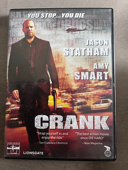 Crank DVD-elokuva Jason Statham