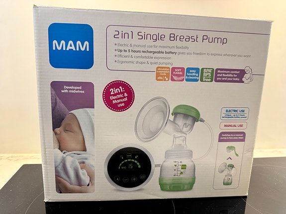 MAM 2in1 Single Breast Pump -rintapumppu sähkö- ja käsikäyttöinen