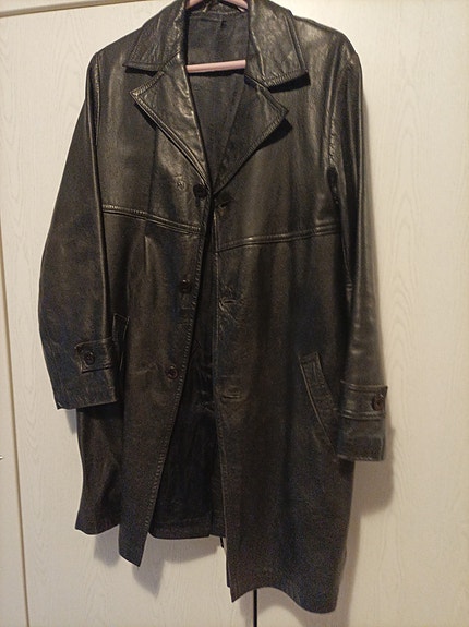 Miesten vintage nahkatakki