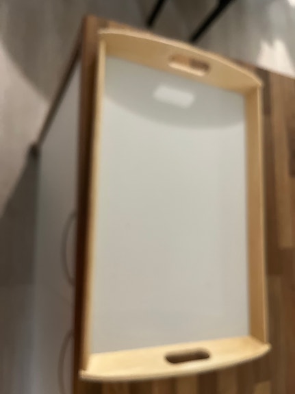 IKEA tarjotin puu/valkoinen