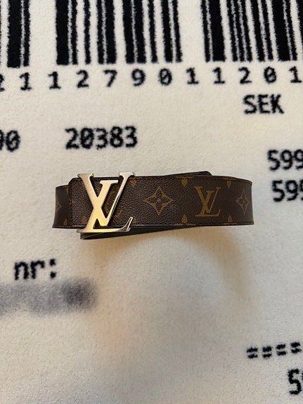 Louis Vuitton Monogram reversible vyö