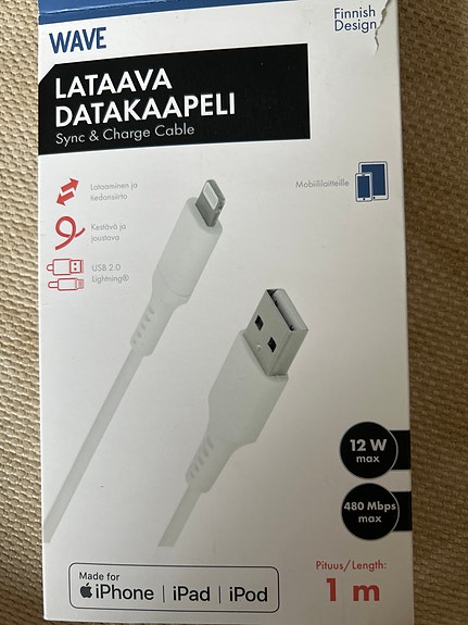 Uusi datakaapeli