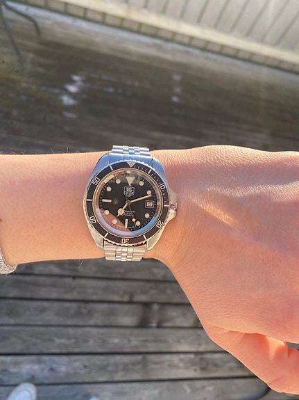 TAG Heuer professionall 1000 miesten vintage automaatti rannekello