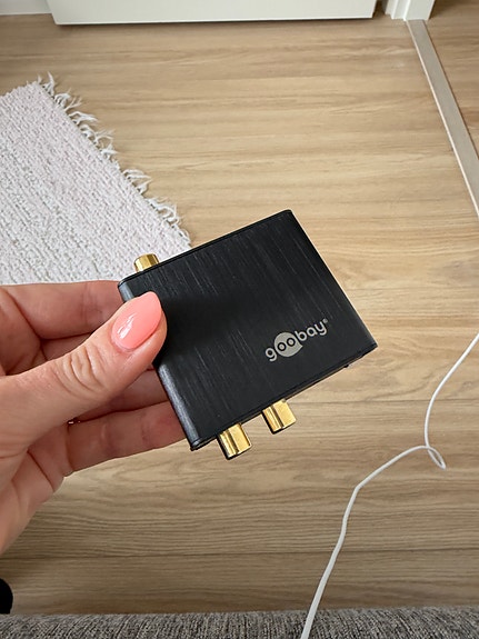 Goobay D/A-muunnin, Toslink->RCA