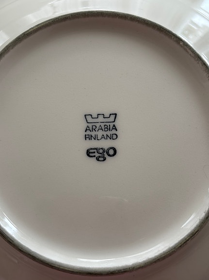 Arabia Ego syvätlautaset