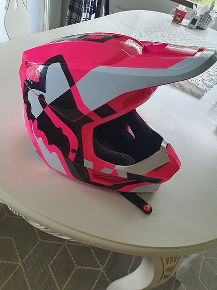 Fox kypärä pinkki