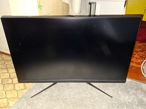 27" näyttö musta