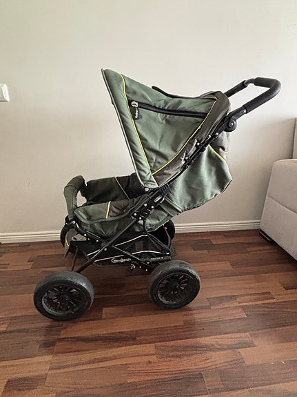 Emmaljunga lastenrattaat vihreä