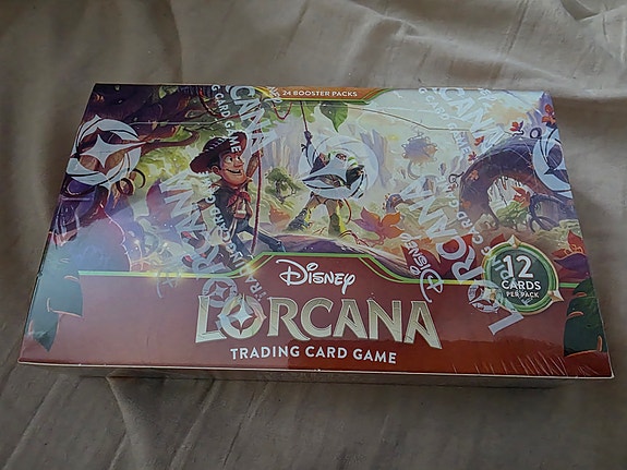 Disney Lorcana Trading Card Game: Wilds Unknown Booster Box.