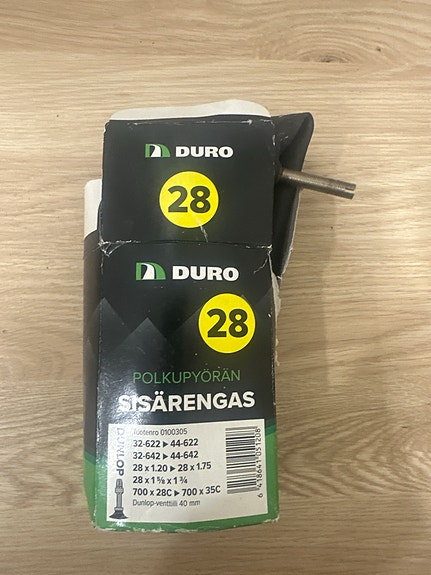 polkupyörän sisärengas, sisärengas, pyörän sisärengas, Duro, 28 tuumaa