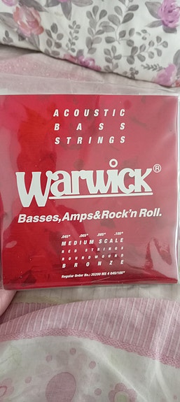 Warwick akustisen basson kielet medium scale bronze