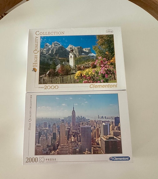 Clementoni 2000 palan palapelit x 2