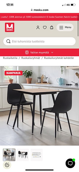 Maskun pöytä