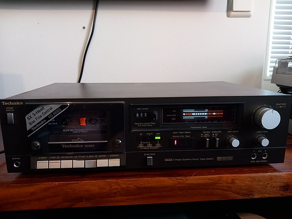 TECHNICS RS 263 3 Head kasettidekki